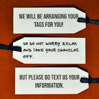 we will be arranging your tags