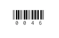 a barcode on a white background