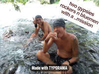two olympic rockers in blue jeans with a mission