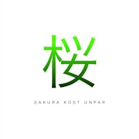 the logo for sakura kost unpar