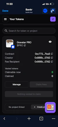 a screenshot of a project on an iphone