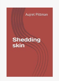 the cover of the book shedding skin