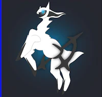 an image of a white horse with blue eyes