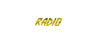 a black background with the word radio on it