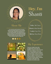 hey, i'm shanti about me