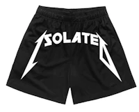 a black shorts with the word'solate'on it
