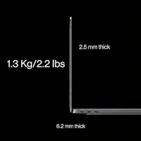 the dimensions of an apple macbook pro laptop