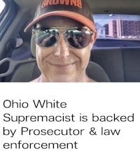 ohio white supremacist is back by prosecutor & law enforcement