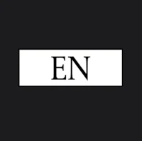 a black background with the word en on it