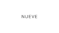 the word nueve on a white background