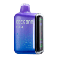 the geek bar pulse e - cigarette is shown on a black background