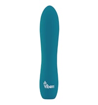 a blue vibrator with the word visen on it