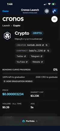 a screenshot of the crono app on an iphone