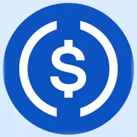 a blue and white dollar sign icon on a blue background