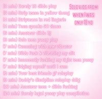 a pink poster with a list of things to do on a pink background