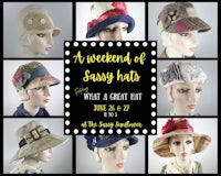 a weekend of sassy hats
