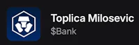 the logo for topica milskovic bank
