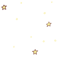 stars on a black background