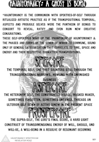 a poster with the words,'a ghost is born'