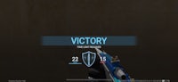 a screenshot of a game with the word victory on it