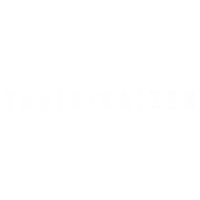 the logo for tark kazen on a black background
