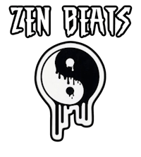 zen beats logo on a black background