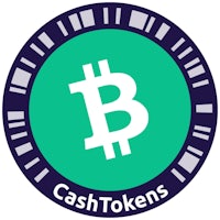 the logo for cash tokens