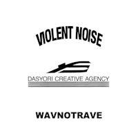 a black and white image of a boat with the words'violent noise'