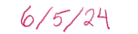 a black background with a pink number written on it