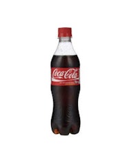 a bottle of coca cola on a white background
