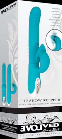 the show stopper is shown in a blue box