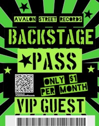 avlon street records backstage pass