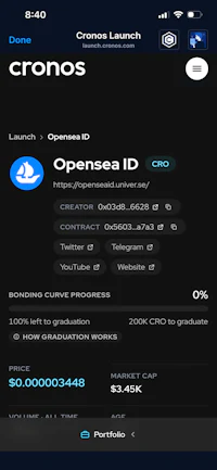 open sea id - screenshot