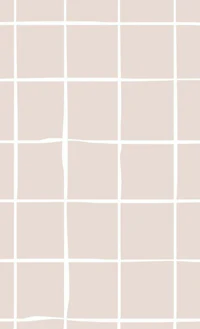 a beige tile with white squares on it