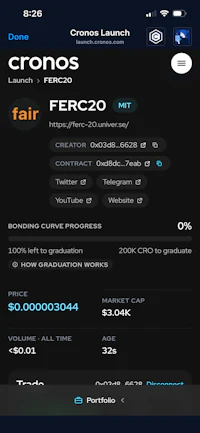 a screenshot of the crono app on an iphone