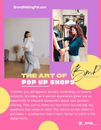 the art of pop up shops