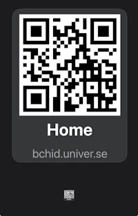 qr code for home - screenshot