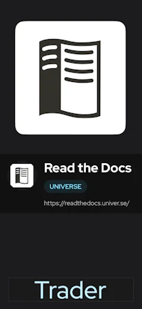 read the docs - screenshot