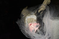 a woman wearing a veil