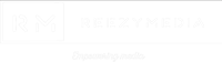 a black and white logo for reezymedia