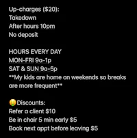 a screenshot of a black screen showing the price of a taxi