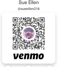 a qr code with the words sue ellen and venomo