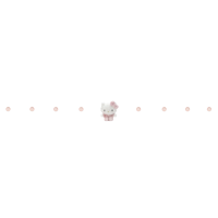 hello kitty on a black background