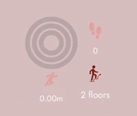 a screenshot of a running app with a man and a woman