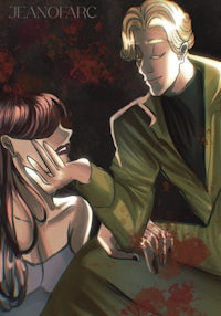 an illustration of a man and a woman holding hands