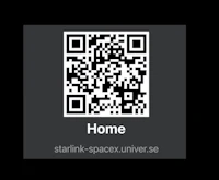 a qr code with the word home on it