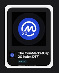 the coin market cap 20 index dtf