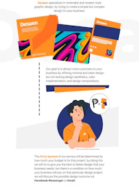 an infographic about the design of a business card