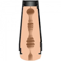 the inside of a syringe with a styrofoam insert