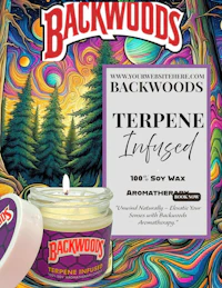 backwoods terpene infused candle